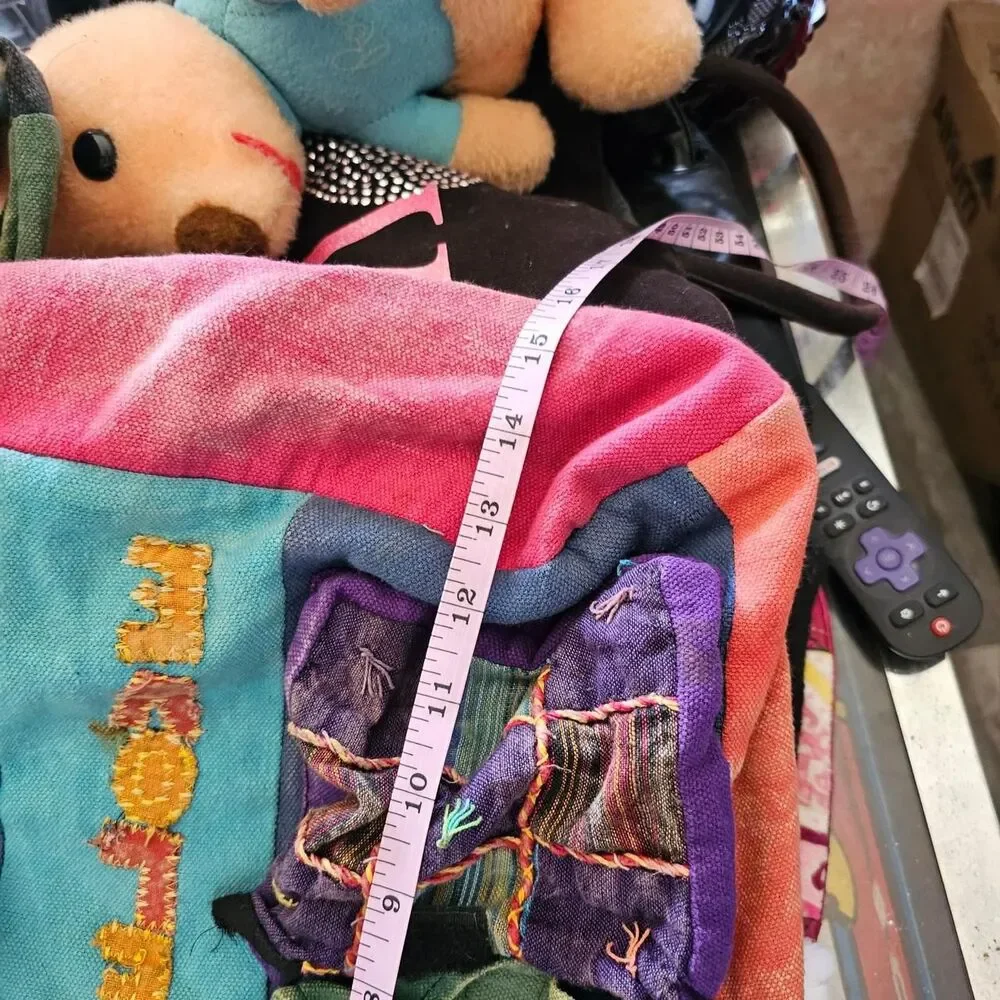 vintage y2k 2000s whimsigoth boho fairy cottagecore slouchy bag - Picture 4 of 5